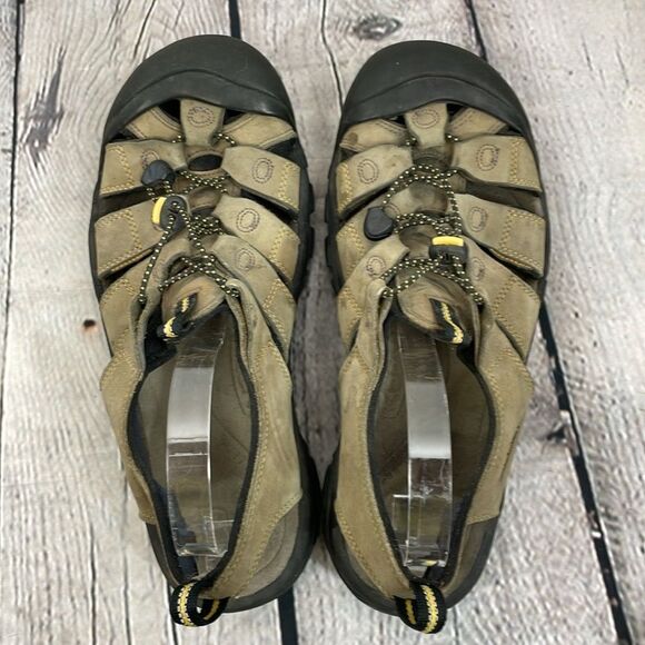 Keen Men\'s Newport H2 Hiking Sandals Brown Leather Waterproof Fisherman size 11 main image 8